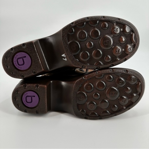 Bionica NWT Rangley Brown Leather Lace Up Bright Interior Detailed Boots Size 8M - Picture 13 of 16